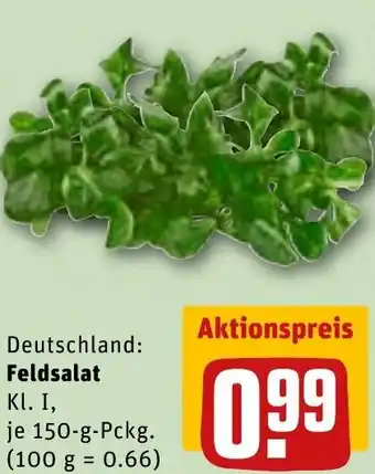 REWE DE Feldsalat 150g tilbud