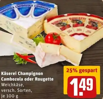 Käserei Champignon Cambozola Oder Rougette 100g