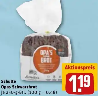 Schulte Opas Schwarzbrot