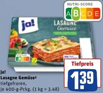 Ja! Lasagne Gemüse 400g