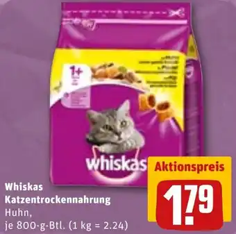 REWE DE Whiskas Katzentrockennahrung 800g tilbud