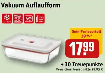 Vakuum Auflaufform