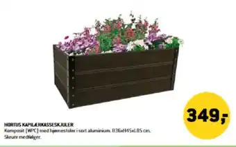 XL-BYG HORTUS KAPILÆRKASSESKJULER tilbud