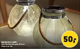 XL-BYG DGA SOLCELLE LAMPE tilbud