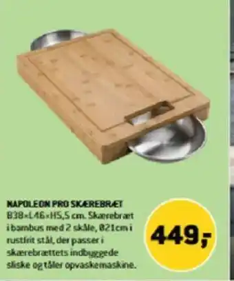 XL-BYG NAPOLEON PRO SKÆREBRET tilbud