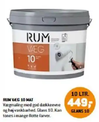 XL-BYG RUM VÆG 10 MAT tilbud