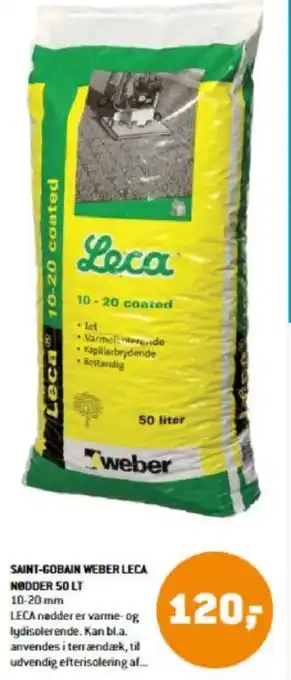 SAINT-GOBAIN WEBER LECA NODDER 50 LT