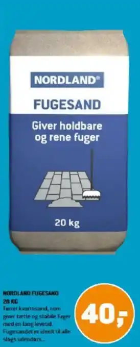 XL-BYG NORDLAND FUGESAND 20 KG tilbud