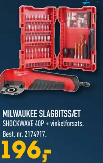 Johannes Fog Milwaukee Slagbitssæt tilbud