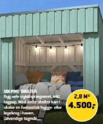 XL-BYG SOLVIND SHELTER tilbud