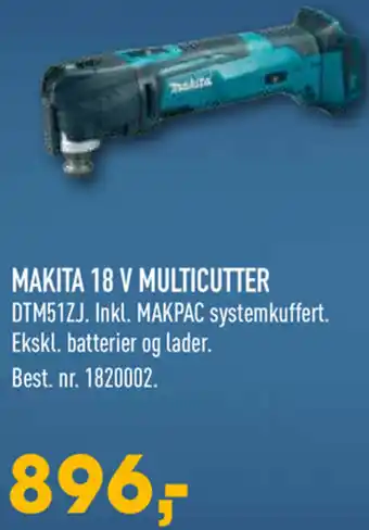 Johannes Fog Makita 18 V Multicutter tilbud