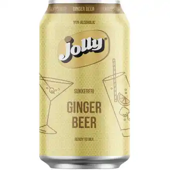 Fleggaard Jolly Sukkerfri Ginger Beer 12x0,33l tilbud