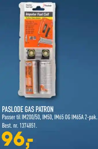 Johannes Fog Paslode Gas Patron tilbud
