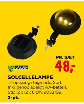 jem & fix SOLCELLELAMPE tilbud