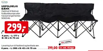 jem & fix UDFOLDELIG BÆNK tilbud