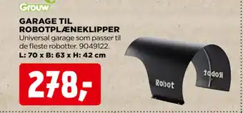 jem & fix GARAGE TIL ROBOTPLÆNEKLIPPER tilbud