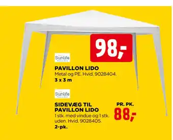 jem & fix SIDEVÆG TIL PAVILLON LIDO tilbud