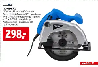 jem & fix RUNDSAV tilbud