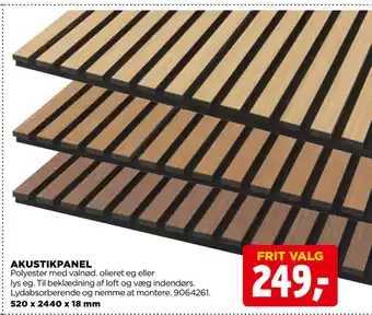 jem & fix AKUSTIKPANEL tilbud