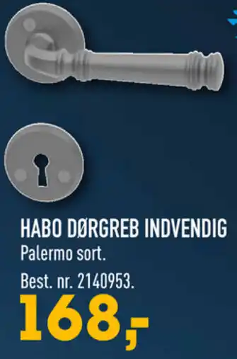 Johannes Fog Habo Dørgreb Indvendig tilbud