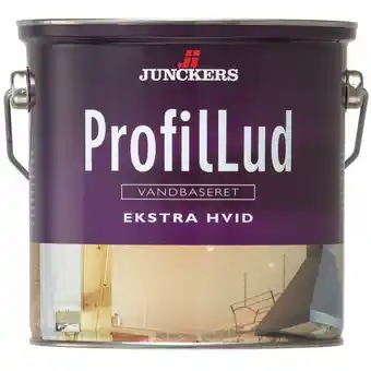Bauhaus Junckers profillud vandbaseret ekstra hvid 0,75 l tilbud