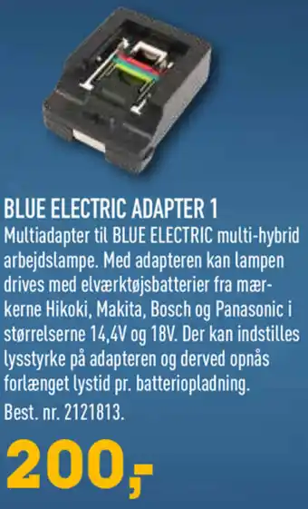 Johannes Fog Blue Electric Adapter 1 tilbud