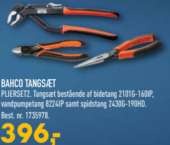 Johannes Fog Bahco Tangsæt tilbud