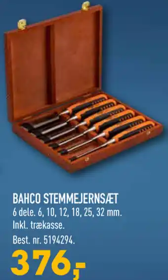 Johannes Fog Bahco Stemmejernsæt tilbud