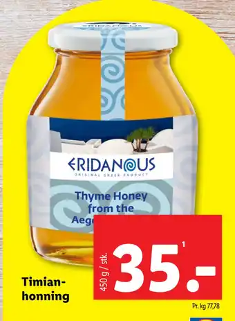 Lidl Timianhonning tilbud