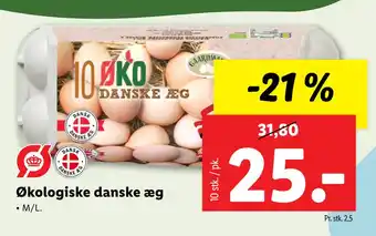 Lidl Økologiske danske æg tilbud