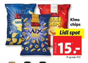 Lidl Kims chips tilbud