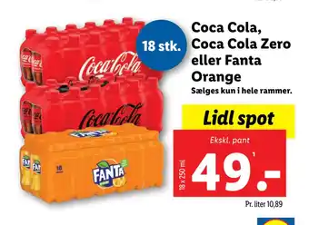 Lidl Coca Cola, Coca Cola Zero eller Fanta tilbud