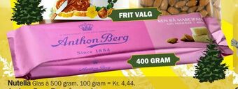 Købmandsgården Anthon Berg Ren rå marcipan tilbud