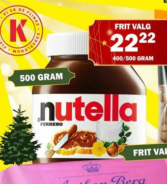 Købmandsgården Nutella tilbud