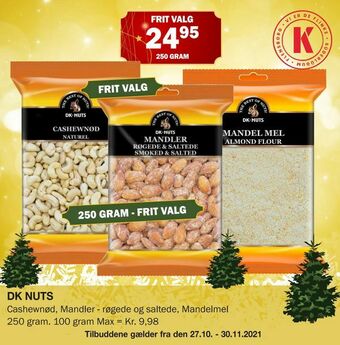Købmandsgården Dk nuts tilbud