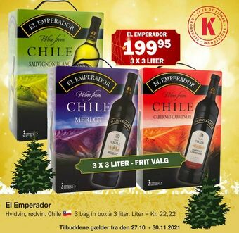 Købmandsgården El Emperador tilbud