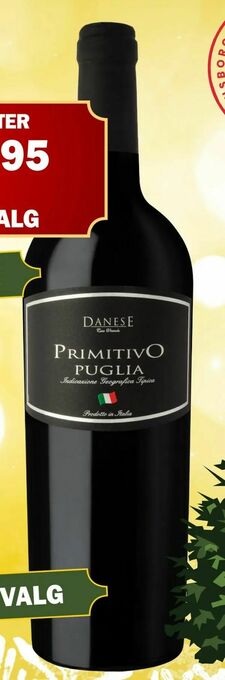 Købmandsgården Danese Primitvo Puglia tilbud