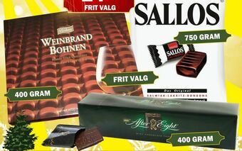 Købmandsgården Böhme Weinbrandtbohnen, After Eight tilbud