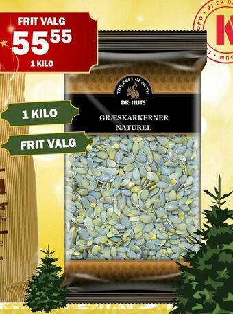 Købmandsgården DK Nuts Græskarkerner tilbud
