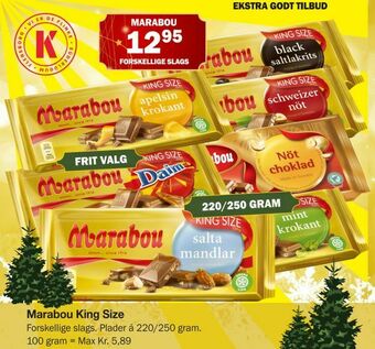 Købmandsgården Marabou King Size tilbud