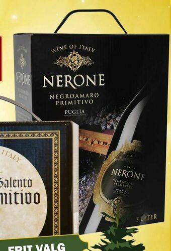 Købmandsgården Nerone Negromaro Primitivo tilbud