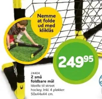 Buddy Leg 2 små foldbare mål tilbud