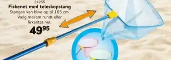 Fiskenet med teleskopstang