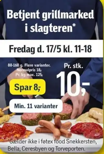 Føtex Betjent grillmarked i slagteren* tilbud