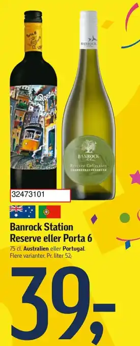 Føtex Banrock Station Reserve eller Porta 6 tilbud