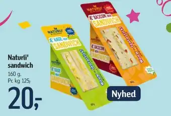 Føtex Naturli' sandwich tilbud