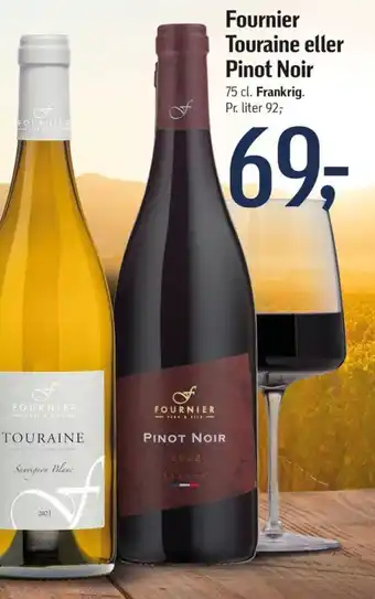 Føtex Fournier Touraine eller Pinot Noir tilbud