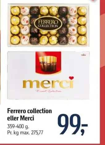 Føtex Ferrero collection eller Merci tilbud