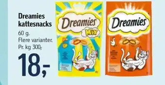 Føtex Dreamies kattesnacks tilbud
