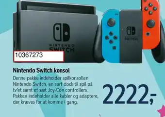 Føtex Nintendo Switch konsol tilbud